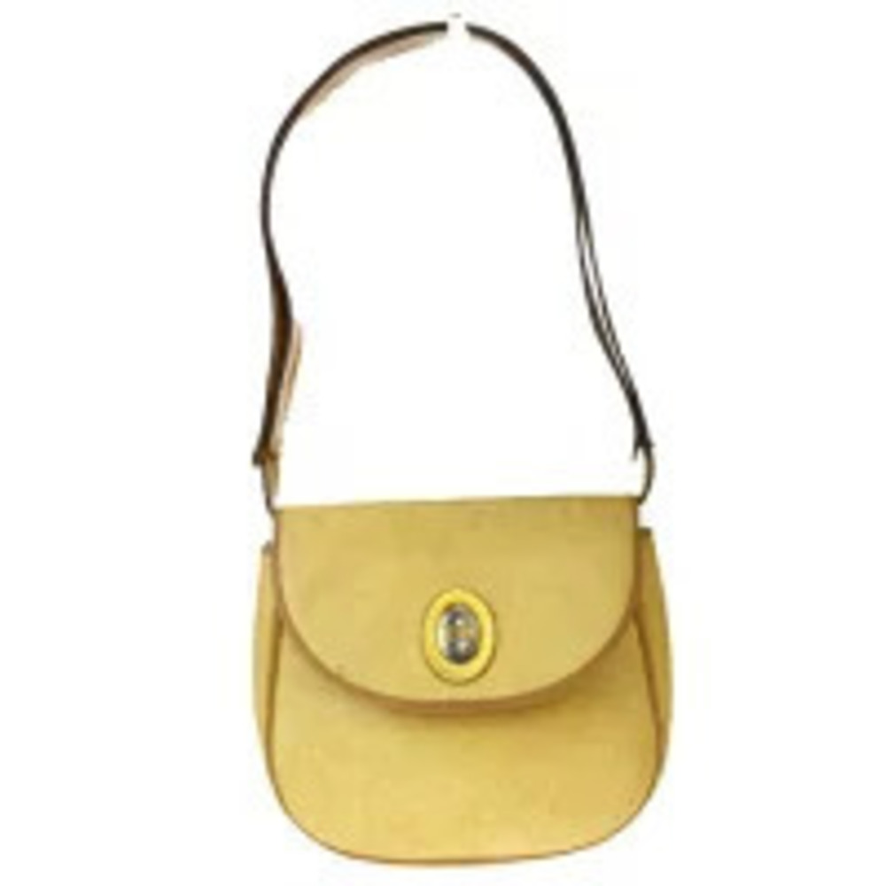 Christian Dior Shoulder Bag Beige Leather